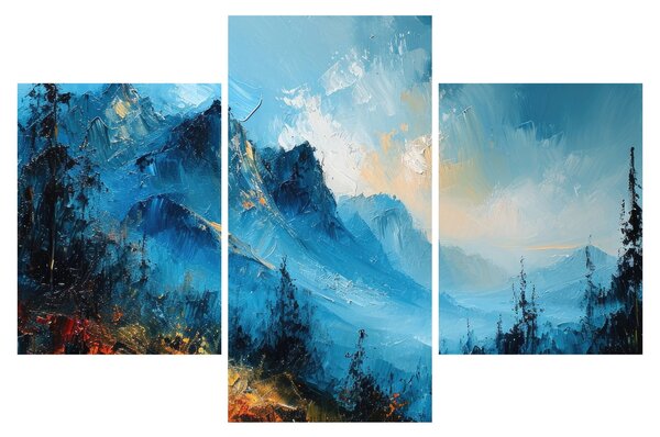 Slika - Slikanje planina (90x60 cm)