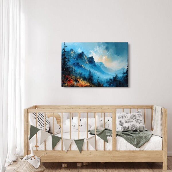 Slika - Slikanje planina (90x60 cm)