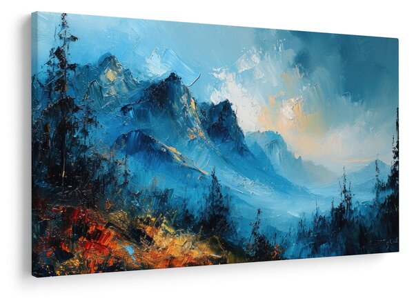 Slika - Slikanje planina (90x60 cm)