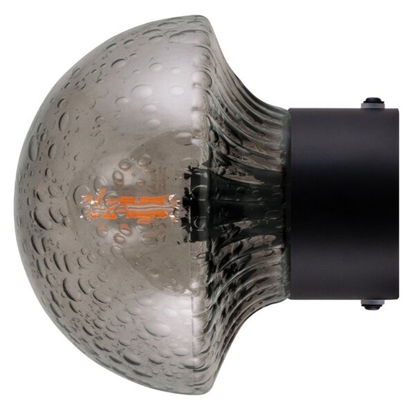Zidne Svjetiljka Globen Lighting, Sivo, Kupaonica, Staklo