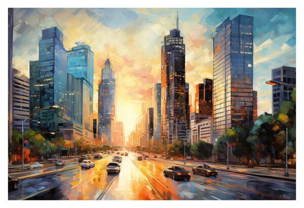 Slika - Slikarstvo grada (90x60 cm)