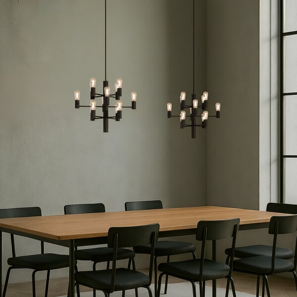 Lusteri Herstal, Crno, Blagovaonica, Metal