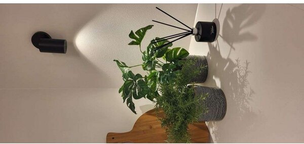 Stropne Svjetiljka ANTIDARK, Crno, Dnevna soba, Aluminij