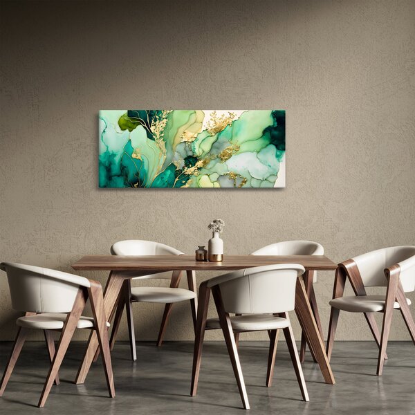 Slika - Zelena apstrakcija (120x50 cm)