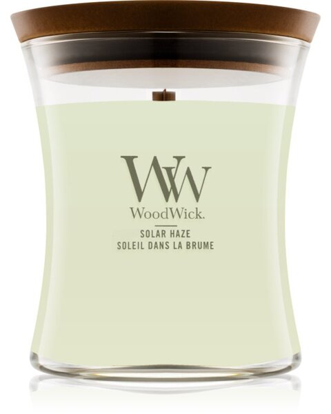 Woodwick Solar Haze mirisna svijeća s drvenim fitiljem 275 g