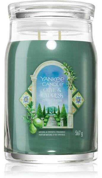 Yankee Candle Olive & Cypress mirisna svijeća 567 g
