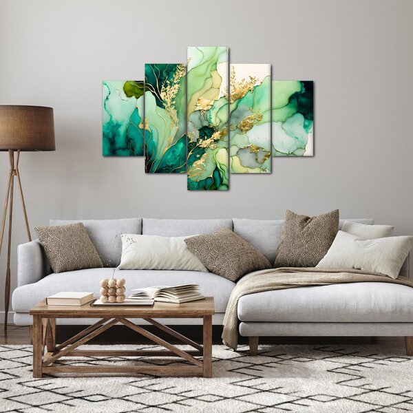Slika - Zelena apstrakcija (150x105 cm)