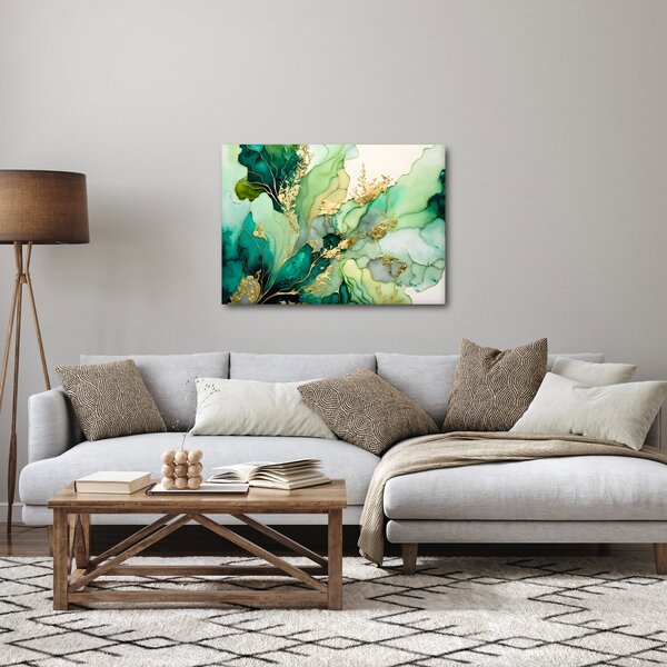 Slika - Zelena apstrakcija (70x50 cm)