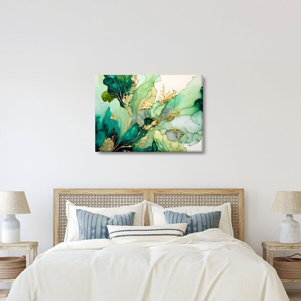 Slika - Zelena apstrakcija (70x50 cm)