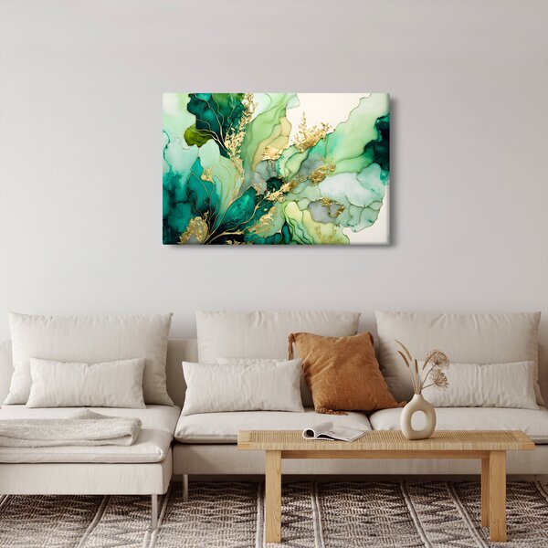 Slika - Zelena apstrakcija (90x60 cm)