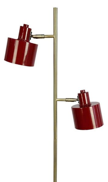 Podne Lampa Dyberg Larsen, Ocean, Crvena, Dnevna soba, Metal, Skandinavski
