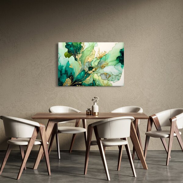 Slika - Zelena apstrakcija (90x60 cm)