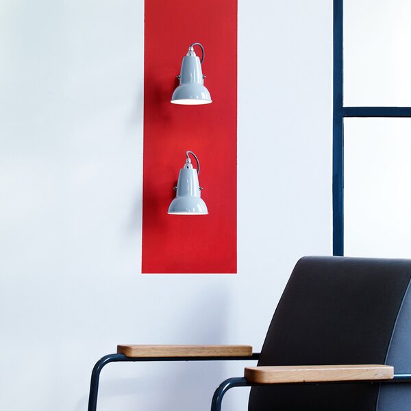 Zidne Svjetiljka Anglepoise, Original 1227, Sivo, Dnevna soba, Metal, Industrijski dizajn