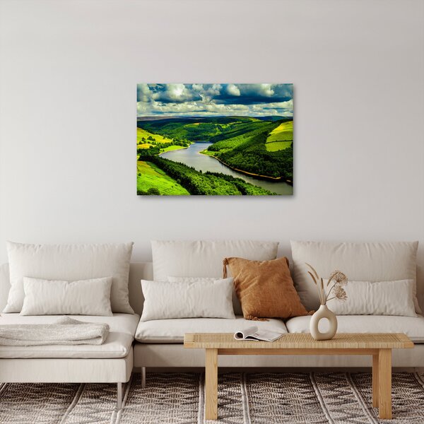 Slika - Zeleni krajolik (70x50 cm)