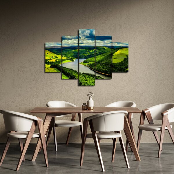 Slika - Zeleni krajolik (150x105 cm)