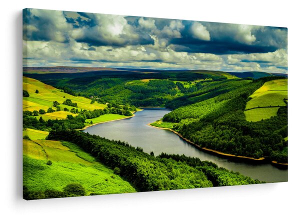 Slika - Zeleni krajolik (90x60 cm)