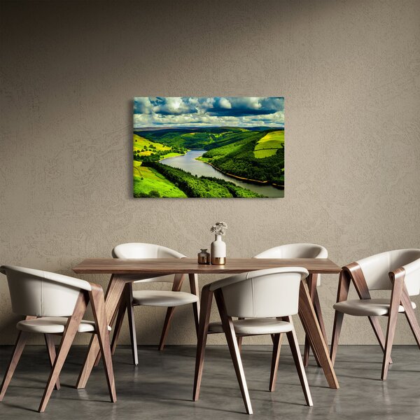 Slika - Zeleni krajolik (90x60 cm)