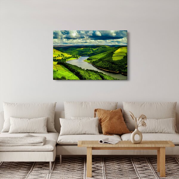 Slika - Zeleni krajolik (90x60 cm)