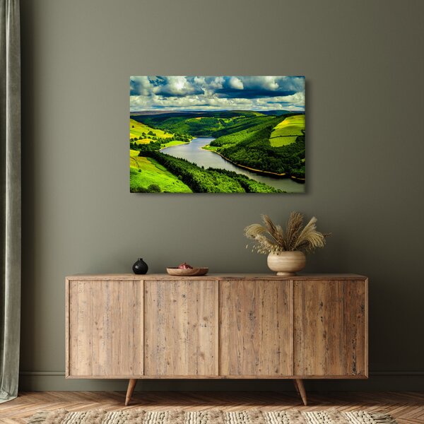 Slika - Zeleni krajolik (90x60 cm)
