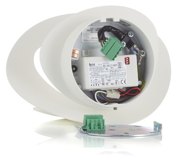 Zidne Svjetiljka Artemide, Pirce Micro, prigušiv, Bijela, Dnevna soba, Metal, Dizajn