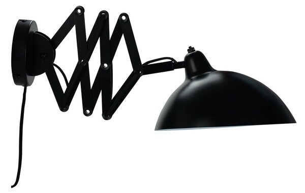 Zidne Svjetiljka Dyberg Larsen, Futura, Crno, Dnevna soba, Metal, Dizajn