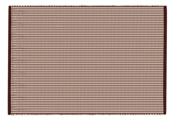 Bordo/u prirodnoj boji ručno rađen vunen tepih 140x200 cm Talo – noo.ma