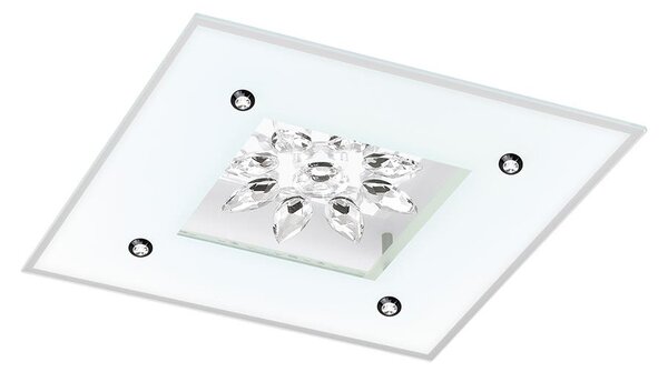 Eglo 96536- LED Prigušiva stropna kristalna svjetiljka BENALUA 1 1xLED/18W/230V