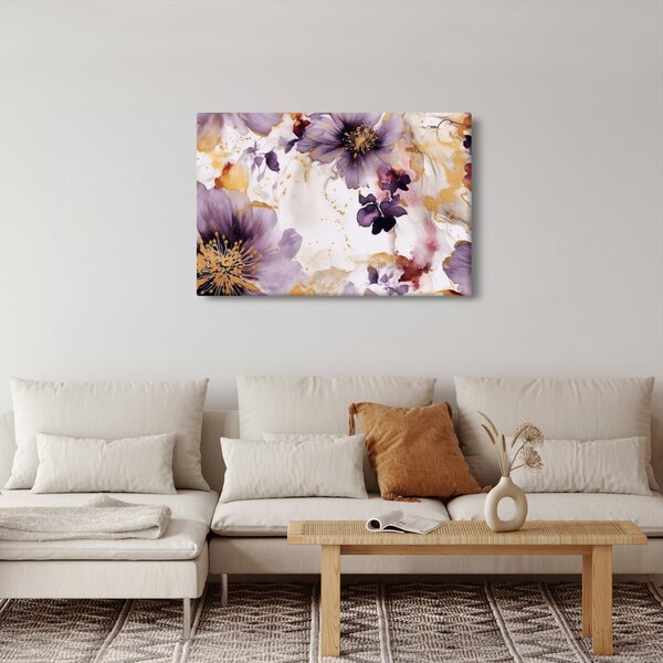 Slika - Akvarel cvijeće (90x60 cm)