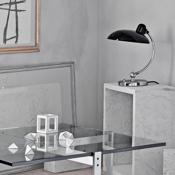 Stolne Lampa FRITZ HANSEN, Kaiser Idell 6631-T Luxus, Crno, Dnevna soba, Metal, Dizajn