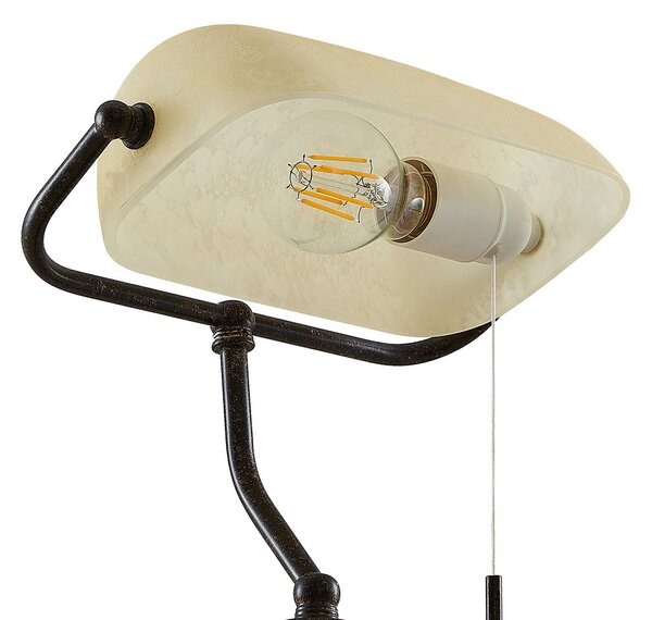 Stolne Lampa Lindby, Profina, Smeđa / hrđa, Dnevna soba, Metal, Antički