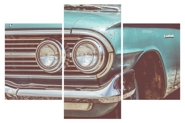 Slika - Auto, vintage (90x60 cm)