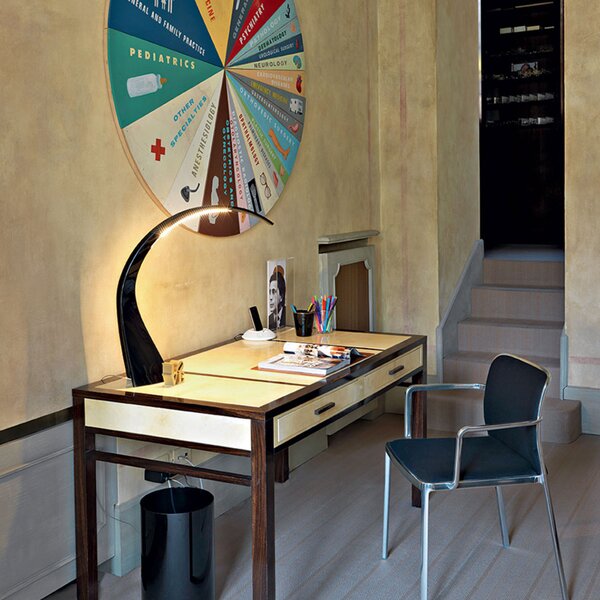 Stolne Lampa Kartell, Taj, Crno, Dnevna soba, Plastika, Dizajn