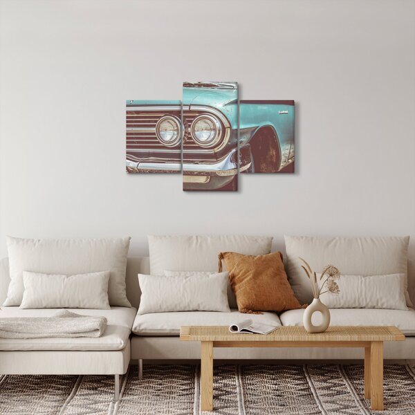 Slika - Auto, vintage (90x60 cm)