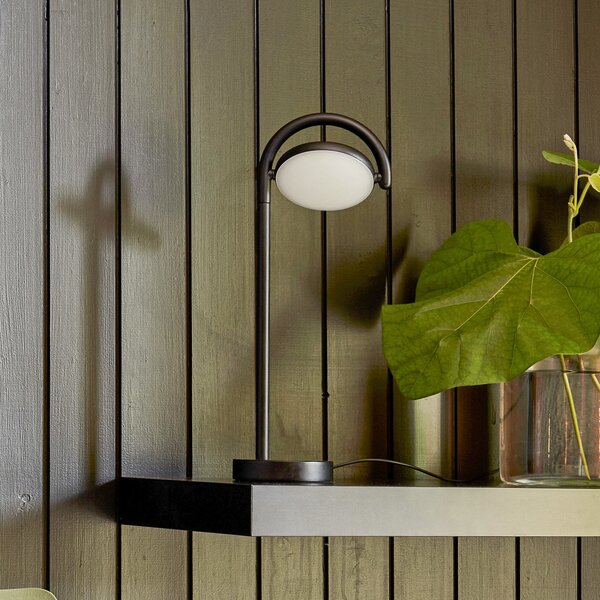 Stolne Lampa HAY, Marselis, prigušiv, Crno, Dnevna soba, Metal, Dizajn