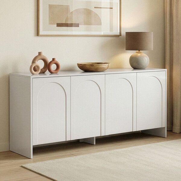 Bijela komoda 180x80x45 cm Arlen – Kalune Design