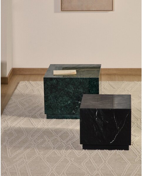 Mramorni pomoćni stol 50x50 cm Sorein – Kave Home