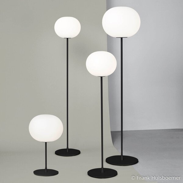 Stolne Lampa FLOS, Glo-Ball T1, prigušiv, Crno, Dnevna soba, Staklo, Dizajn