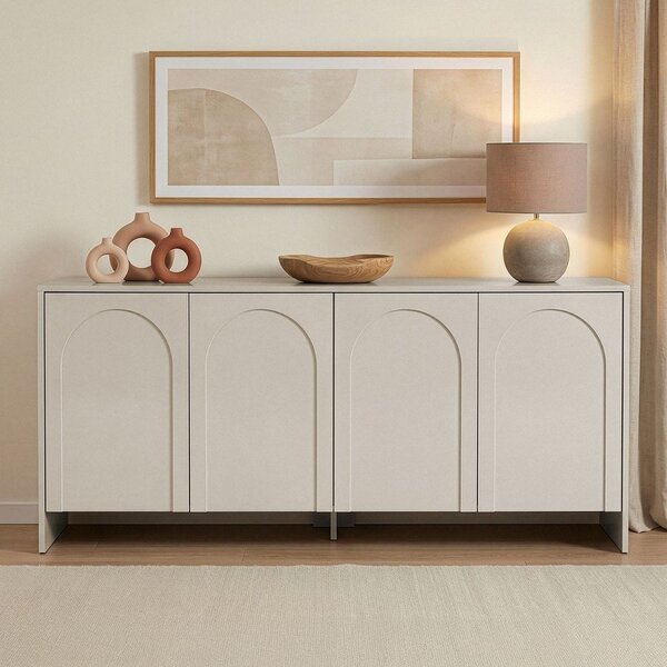 Krem komoda 180x80x45 cm Arlen – Kalune Design