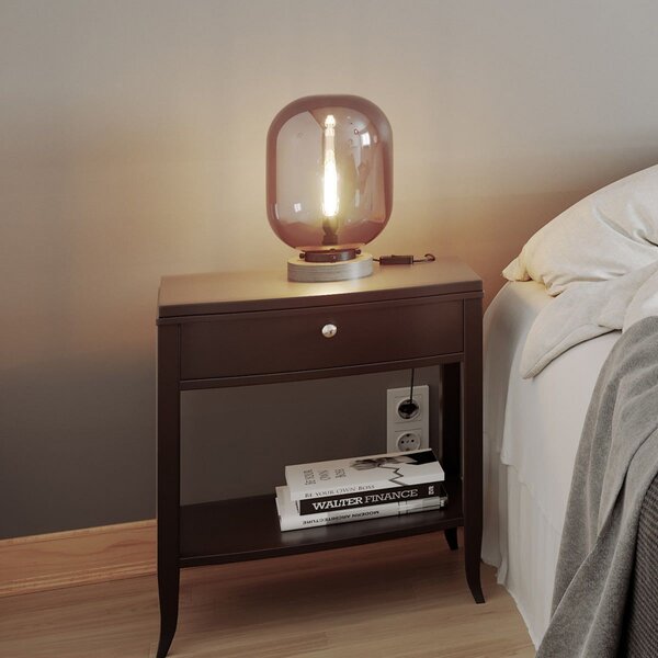 Stolne Lampa By Rydéns, Leola, Sivo, Dnevna soba, Staklo