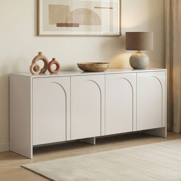 Krem komoda 180x80x45 cm Arlen – Kalune Design