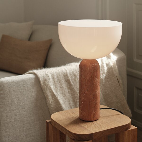Stolne Lampa New Works, Kizu Large, Smeđa / hrđa, Dnevna soba, Mramor, Dizajn