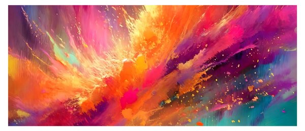 Slika - Dinamička apstrakcija (120x50 cm)