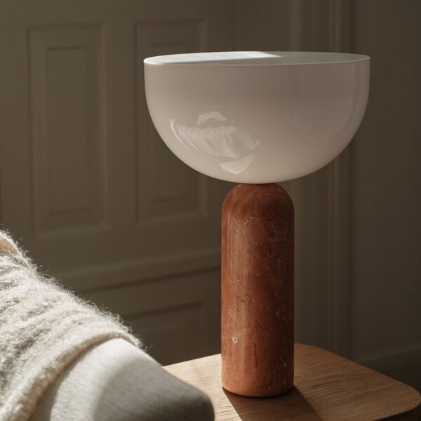 Stolne Lampa New Works, Kizu Large, Smeđa / hrđa, Dnevna soba, Mramor, Dizajn