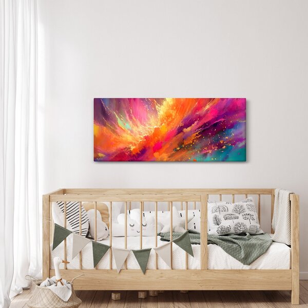Slika - Dinamička apstrakcija (120x50 cm)