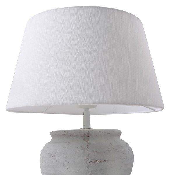 Stolne Lampa Lindby, Aelith, Bijela, Dnevna soba, Keramika, Seoska kuća / rustikalni