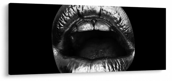 Slika - Sjajne usne (120x50 cm)