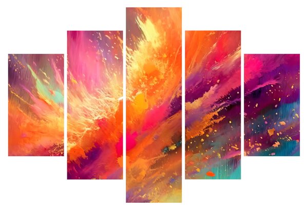 Slika - Dinamička apstrakcija (150x105 cm)
