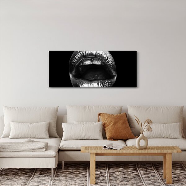 Slika - Sjajne usne (120x50 cm)