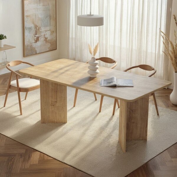 Blagovaonski stol u dekoru hrasta 90x180 cm Linza – Kalune Design