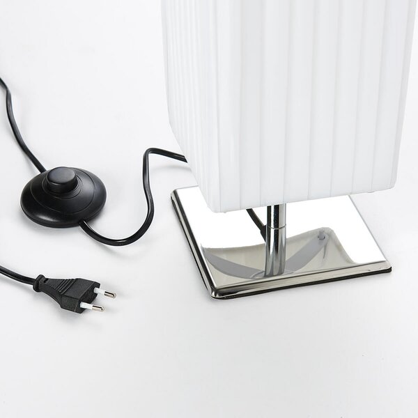 Podne Lampa Lindby, Janno, Bijela, Dnevna soba, Tkanina / tekstil, Moderan